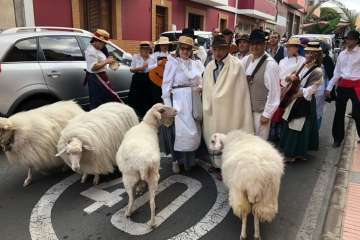 Romería y actuación de Jóvenes Cantadores en El Calero (Foto TA)